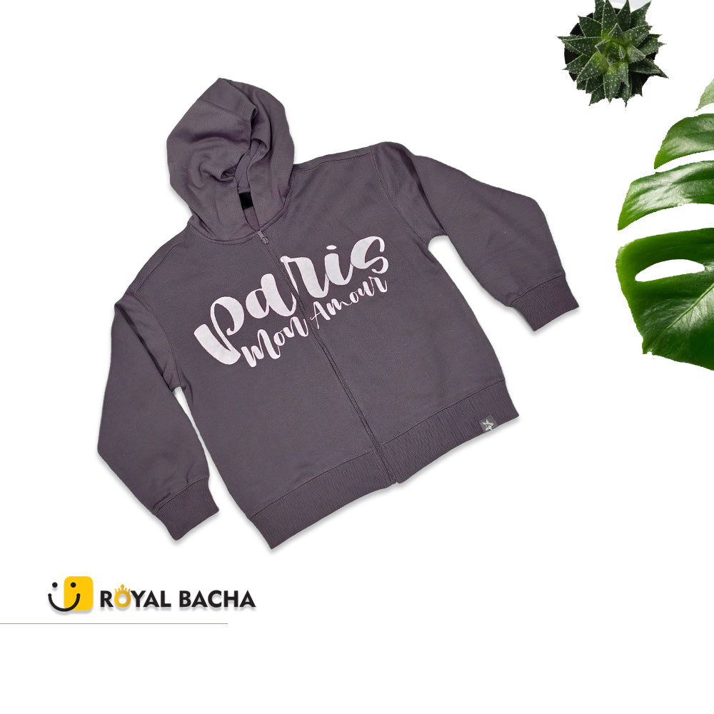 Paris Mon Amour Zip-Up Hoodie