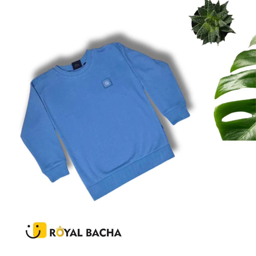 Kids Classic Blue Fleece Sweatshirt