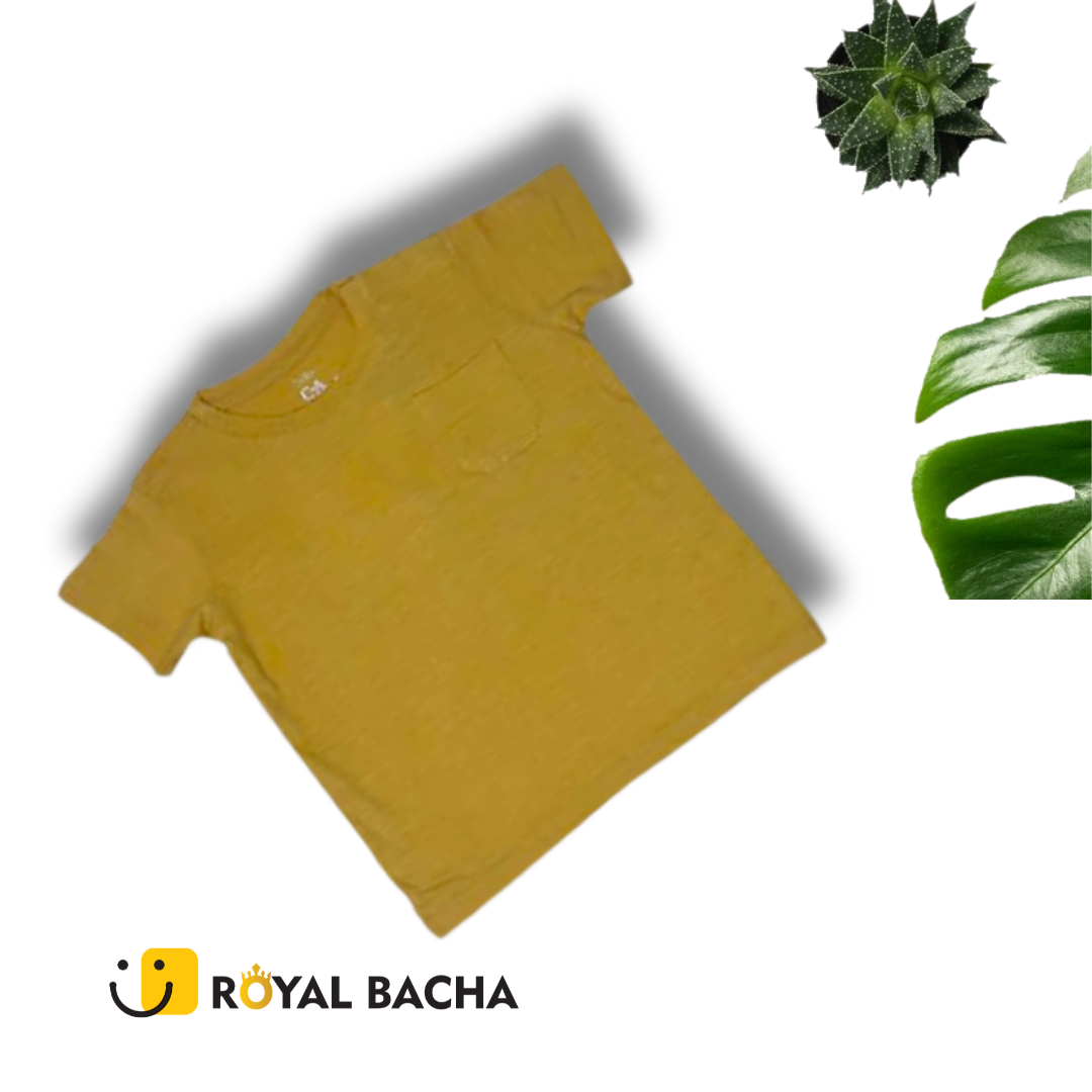 Mustard Pocket T-Shirt