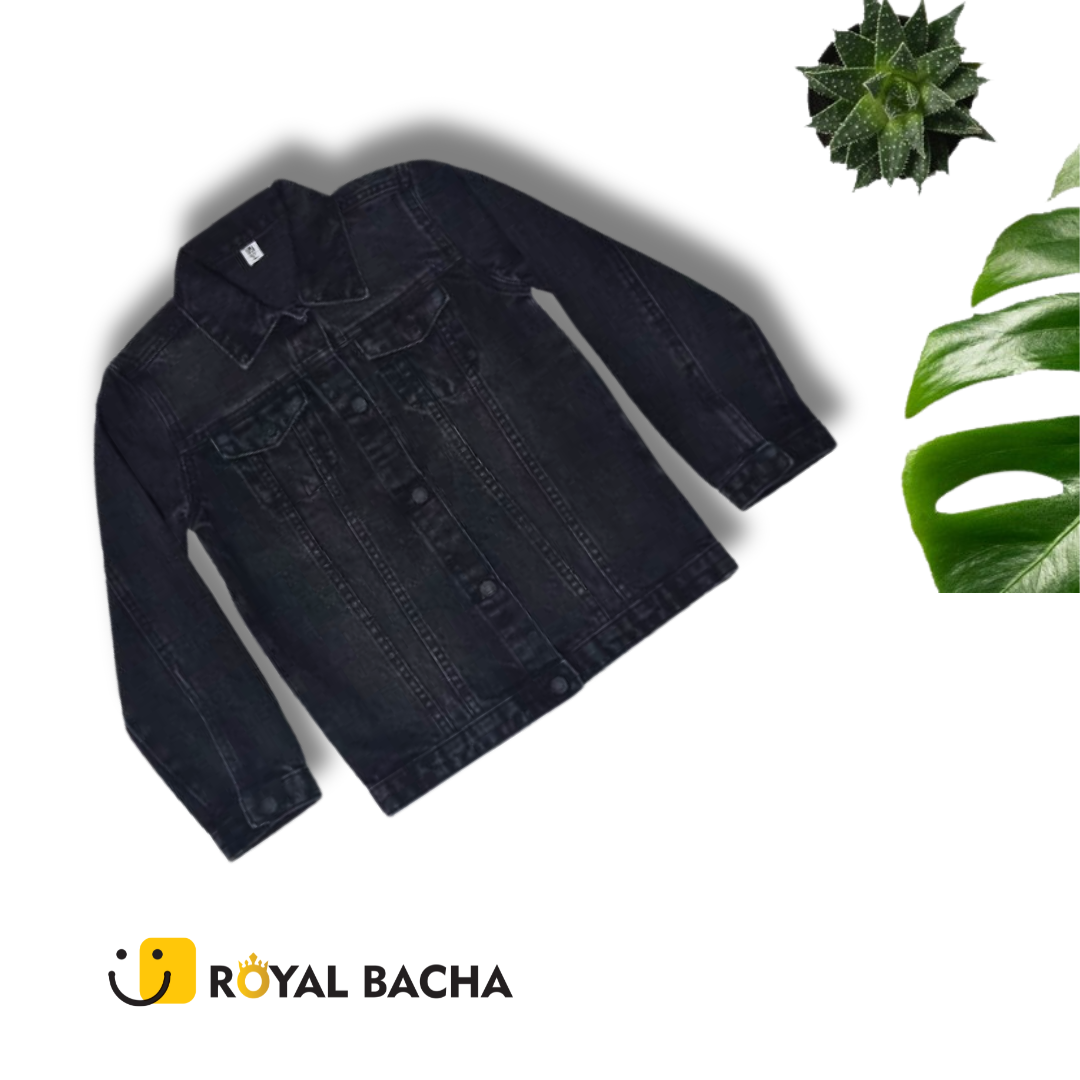 Classic Black Denim Jacket