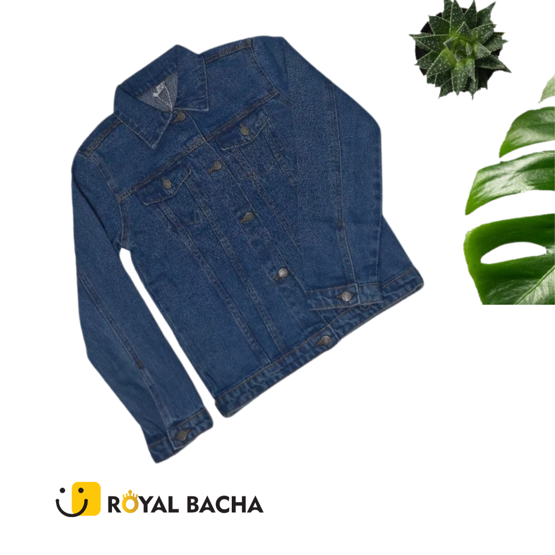 Dark Blue Classic Denim Jacket