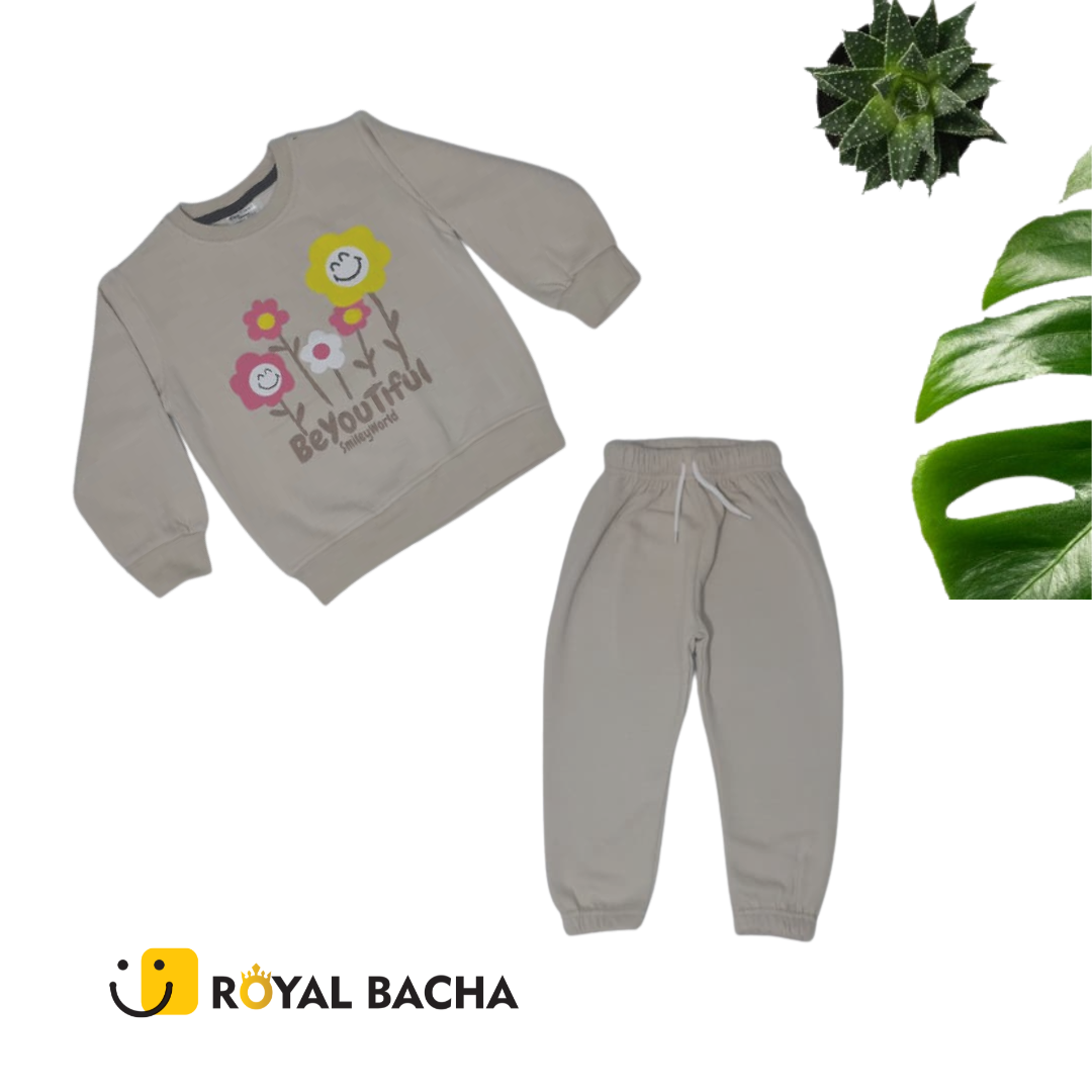 BeYOUtiful Flower Print Tracksuit