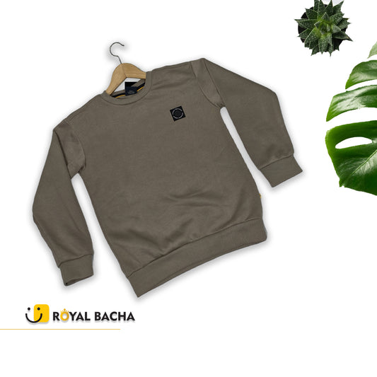 Mocha Brown Crewneck Sweatshirt